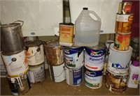 Large Lot of Paint & Cleaning Supplies