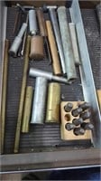 Remaining Contents of ToolBox.  Milling  Brass &