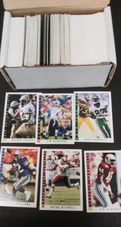 Box Football Collectors Cards - misc Brands
