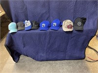 8 hats - 3 UK, Milwaukee, Callaway, 1 Eckart,