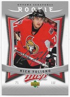 Nick Foligno MVP Rookie card