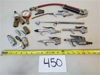 Assorted Air Hose Connectors, Adapters, Etc.