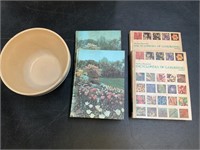 Gardening Encyclopedias w/ Ceramic Bowl #424/ #9