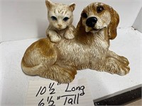 Homco Vintage 1988 Cat/Dog Figure