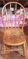 Wood Chair - 36 x 14 x 16