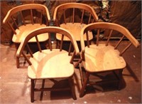 4 Wooden Children's chairs