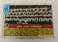 1956 Topps New York Yankees #251