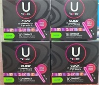 Tampons U by KOTEX Regular PK/16 x4