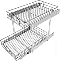 14"x21" 2-Tier Pull Out Cabinet Organizer