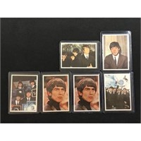 6 1964 Topps Beatles Color Cards