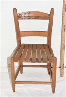 VINTAGE CHILD'S MULE EAR COUNTRY CHAIR