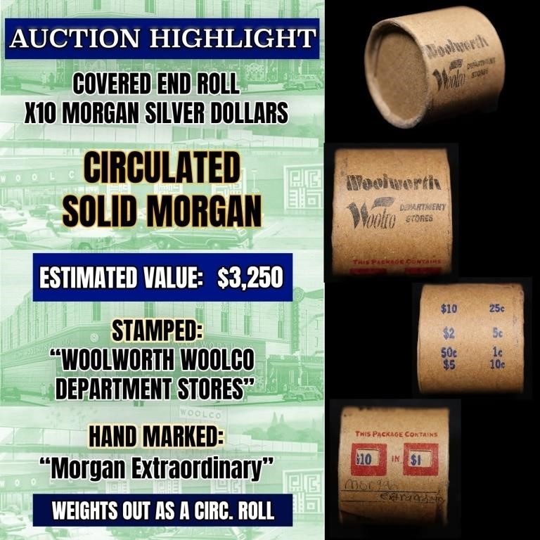 LATE NIGHT! Key Date Rare Coin Auction 25.3ON