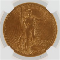 1908-S Double Eagle NGC AU55 $20 Saint