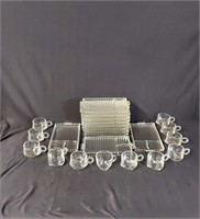 Crystal Dessert Cups and Plates