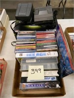 Sony DVD Recorder, 2 Polaroid Camera, Misc. CD's