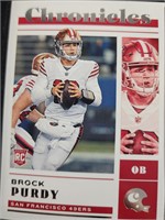 Three 2022 Brock Purdy RCs Panini