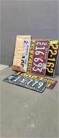 6--Vintage License Plates