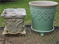 (2) Ceramic Planters, as pictured