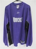 Vintage Reebok Milwaukee Bucks Purple Long