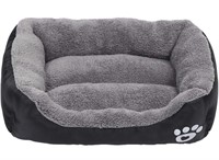 SMALL DOG BED EXTRA SOFT COLOUR BROWN AND BLACK