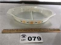 PYREX DIVIDED DISH