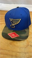 New St. Louis Blues camo bill hat