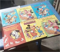 SIX DISNEY COLORING & ACTIVITIES BOOKS