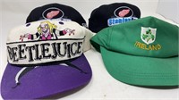 Vintage Ball Caps incl Beetlejuice, Stanley Cup