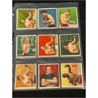 (23) 1909 T218 Boxing Cards