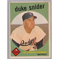 1959 Topps Duke Snider Vgex-ex