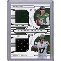 2022 National Treasures Garret/ Zach Wilson Rc