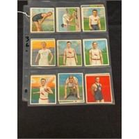 (18) 1909 T218 Track And Field Cards