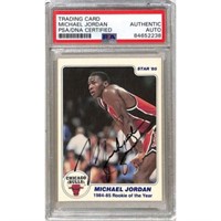 1985 Star Michael Jordan Rc Auto Psa Dna