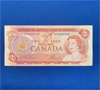 1974 2 Dollar Canada Bank Note