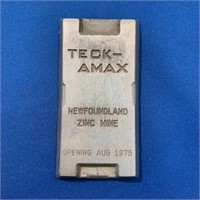 Teck Amax Opening 1975 NFLD Zinc First Pour
