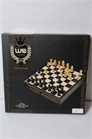 WE GAMES CHESS & CHECKERS SET