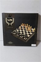 WE GAMES CHESS & CHECKERS SET