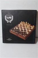 WE GAMES CHESS & CHECKERS SET