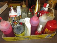 Lot: Lubricants, Loc Tite Silicone, Oil