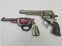 Tin Ohio Art Toy Gun & Rogers Gun need Repair