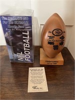 49ers Limited Edition 147/7500 Wooden Football