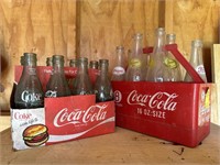 Plastic Coca-Cola Container with Bottles and
