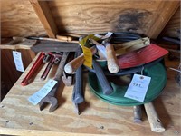 Fish Tape, Foldable Shovel, (2) Pipe Wrenches,