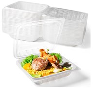 YANGRUI To Go Containers - 25 pack 34oz