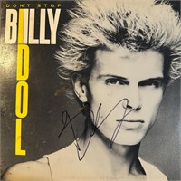 Billy Idol Autographed Album Cover