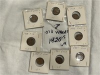 (8) Wheat Pennies from 1920s