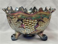 NW Grape & Cable Scroll Footed 7 T x11" Bowl