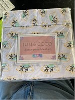 Lulu & Coco 3pc Full Size Twigs Sheet Set