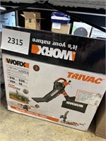 Worx blow mulch vac corded