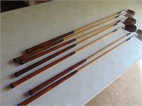 Old Wood Spalding Golf Clubs